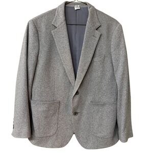 Bonobos Mens Jetsetter Knit Blazer Grey Size 42S Slim Fit Cotton Career Business